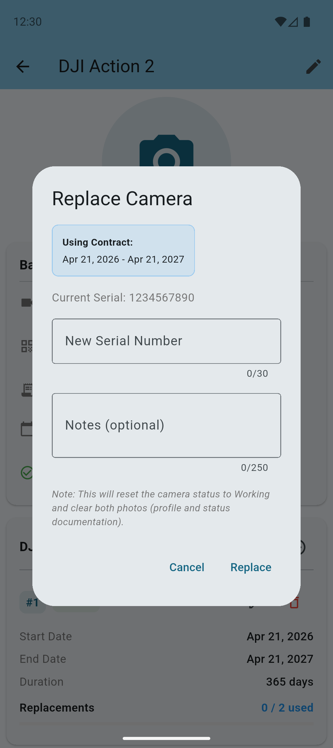 Action cam care refresh replacement