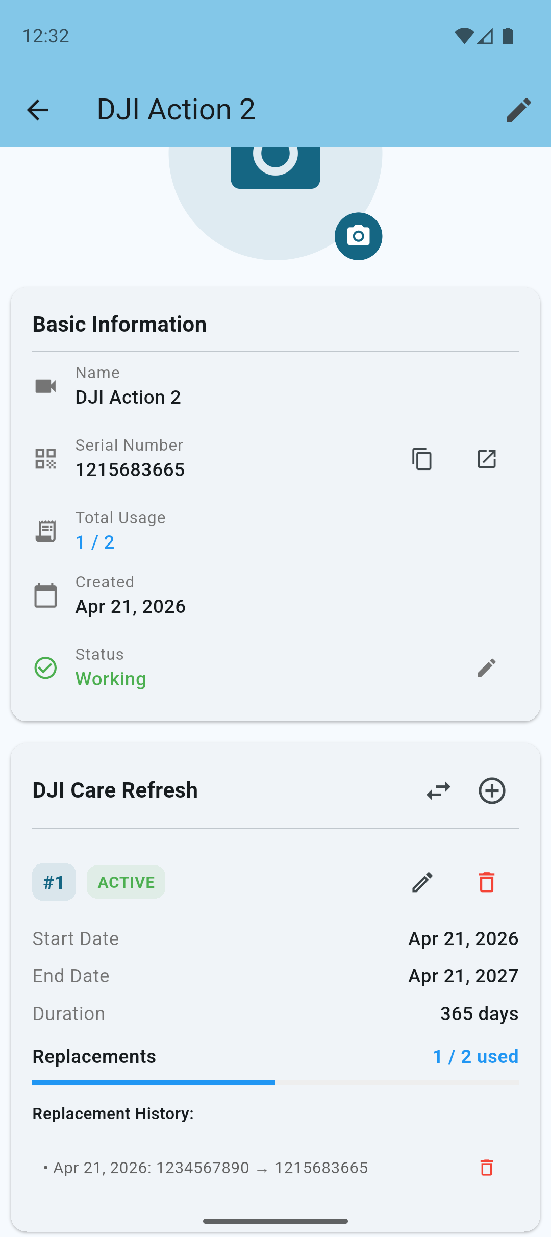 Action cam care refresh used