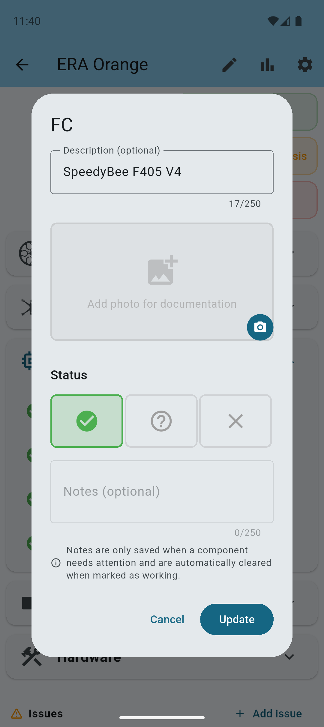 Quad component details description
